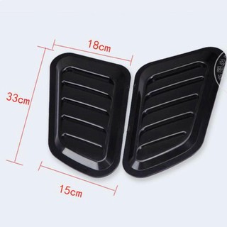 SOULSPACE Air Flow Intake Hood Universal Car Sticker Tuyere Refit Vent Cover