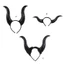 Woke Animal Cool Horn Headband Phim hoạt hình Cool Devil Cosplay Đạo cụ ảnh đáng yêu