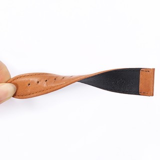 Dây Đeo Bằng Da Thật 18mm 20mm 22mm Có Khóa Cài Bằng Thép Cho Đồng Hồ Nam