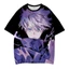Jujutsu Kaisen Anime Áo Thun Nữ Tay Ngắn Top Unisex Cosplay Gojo Satoru Tee Thời Trang 3D Áo Sơ Mi Plus Kích Thước