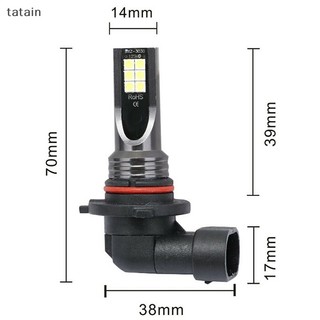 Set 2 Đèn Pha 9005 9006 LED 100W 19000LM 6000K Ánh Sáng Trắng Dành Cho Ô Tô