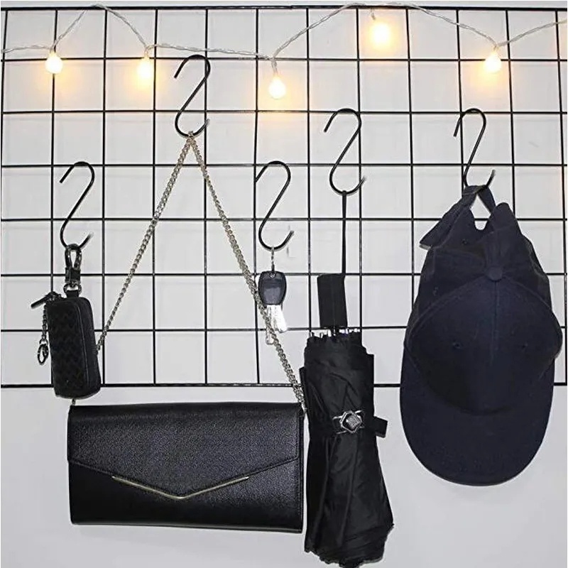 Set 3 / 8 / 10 Móc Treo Quần Áo / Chậu Cây Chịu Lực Tốt Hình Chữ S