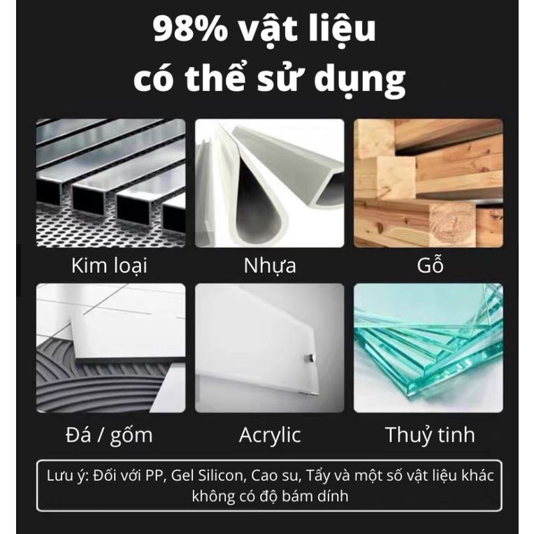 Keo Dán Đa Năng Dán Tất Cả Vật Liệu Bằng Gỗ,Vải,Gốm Sứ,Nhựa Siêu Dính,An Toàn Với Da Tay KHối lượng 60g