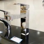 Vòi rửa mặt, Vòi lavabo nóng lạnh cao cấp ECOFA - E-7001A - Hàng chính hãng - bảo hành 12 tháng HDC STORE — ảnh 4