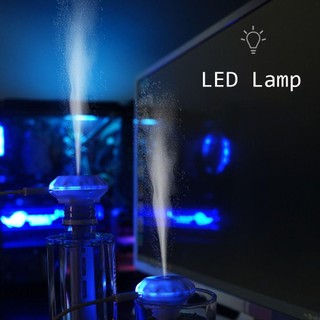Máy Tạo Độ Ẩm Không Khí USB JKDESIGN, Máy Khuếch Tán Tinh Dầu Đèn LED ABS, Máy Lọc Ô Tô Anion Siêu Âm Di Động