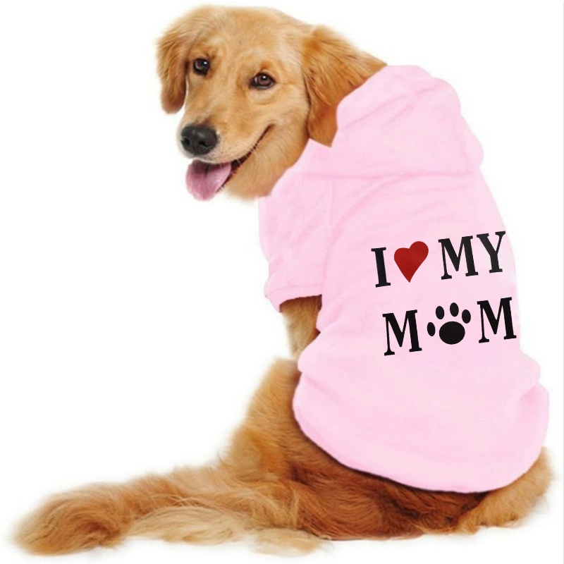 Áo sweater Có Mũ Trùm Phối Lông Ấm Áp Theo Phong Cách Thu Đông Dành Cho Thú Cưng
