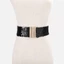Dây đeo thắt lưng JVSUB Shinny, Thắt lưng co giãn Sequin 60cm, Thắt lưng rộng bắt mắt chuyên nghiệp Khóa vàng