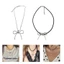 Mya Tinh Tế Nơ Mặt Dây Chuyền Vòng Cổ Cho Nữ Áo Len Mùa Hè Chokers Trang Sức