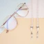 TOPTOOLCX Dây đeo kính râm, Dụng cụ kính mắt Chuỗi kính đọc sách giả, Fasion 6 màu Phụ kiện kính Chuỗi đính cườm Dây đeo kính phổ thông