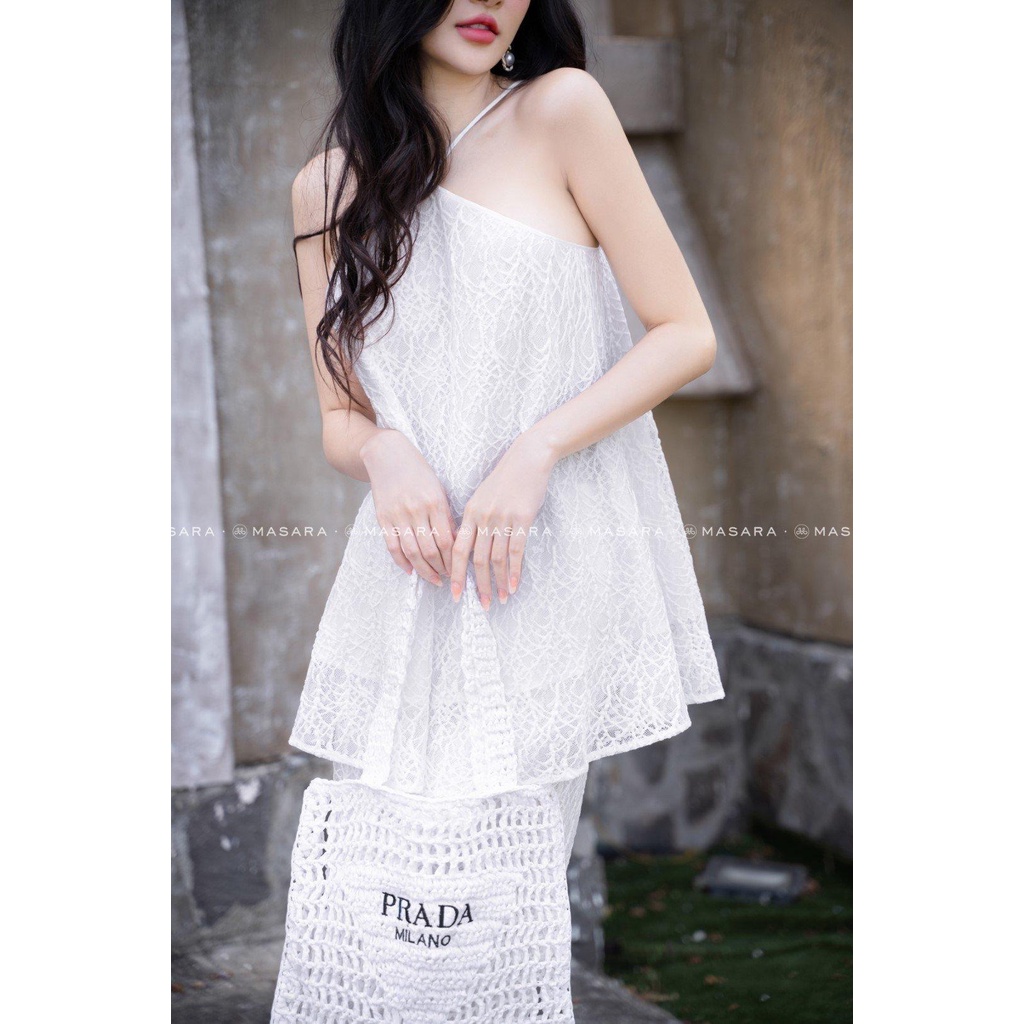 SET YẾM REN GÂN TRẮNG