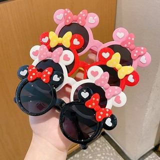 Thời Trang Hàn Quốc Kính Mát Trẻ Em Cho Bé Trẻ Em Kính Chống Nắng Hoạt Hình Dễ Thương Mickey Chống Nắng Cô Gái Bé Trai Bảo Vệ Tia UV Ngoài Trời Bóng Kính Mắt