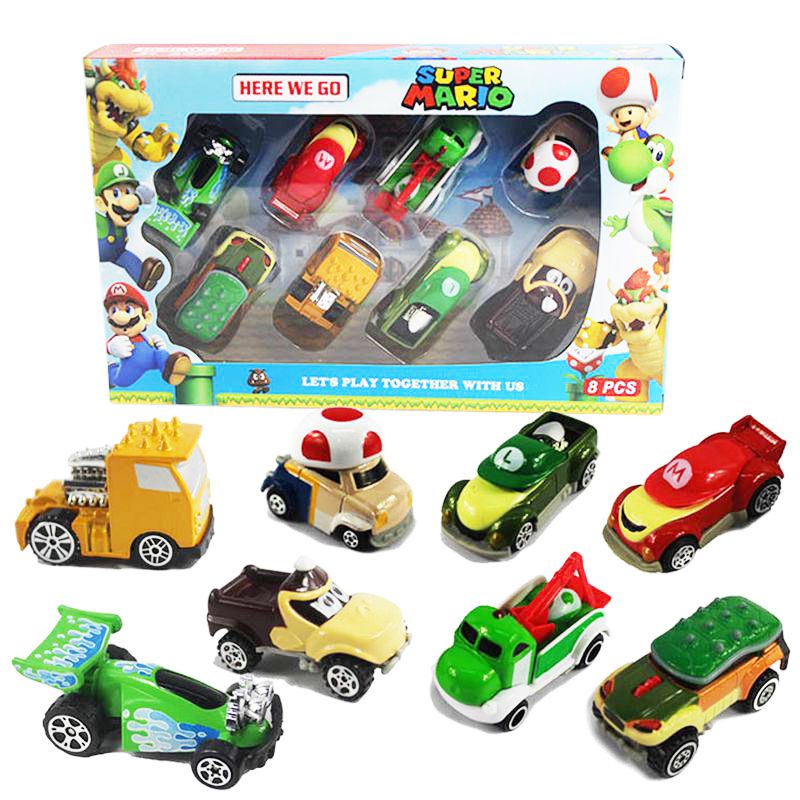 Super Mario Yoshi Toad Kart Công Chúa Đào Kéo Lại Hình Đồ Chơi Ô Tô Người Hâm Mộ Trò Chơi Bộ Sưu Tập Mô Hình Trẻ Em Bé Người Lớn Sinh Nhật Xmas
