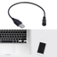 Cáp kết nối nam sang nữ USB sang 5,5mmx2,1mm Dây cấp nguồn DC 5V