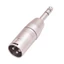 Charmantcc1 Nam 1 4 inch 6 35mm sang Nam Bộ chuyển đổi XLR 3 chân Đầu nối Jack âm thanh nổi