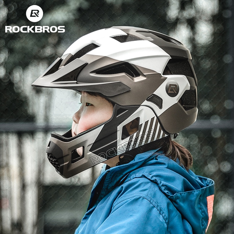 Rockbros Mũ Bảo Hiểm Bảo Vệ Toàn Mặt Chất Lượng Cao Dành Cho Bé