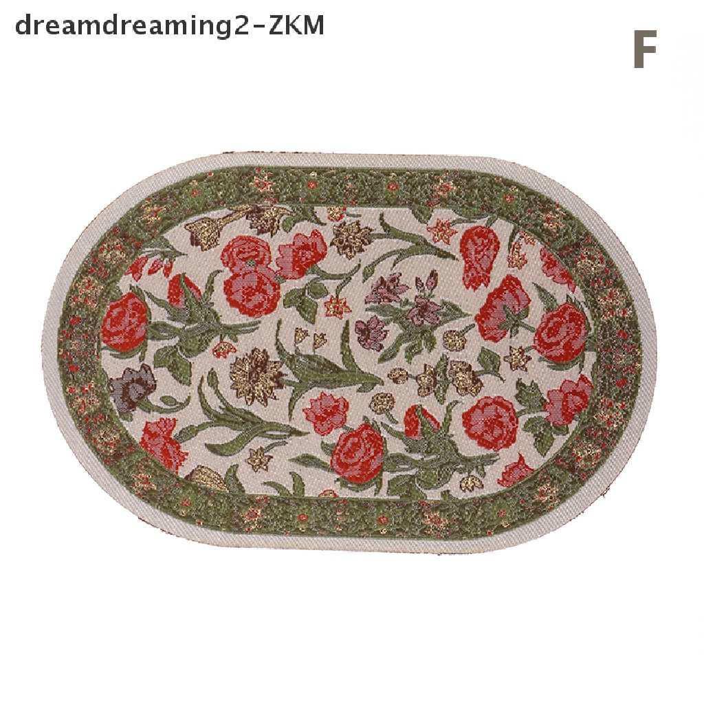 [dreamdreaming] 1Pc 1: 12 Nhà búp bê Thảm trải sàn thu nhỏ Thảm trải sàn Mô hình Phòng ngủ Trang trí phòng khách Phụ kiện nhà búp bê [zkm]