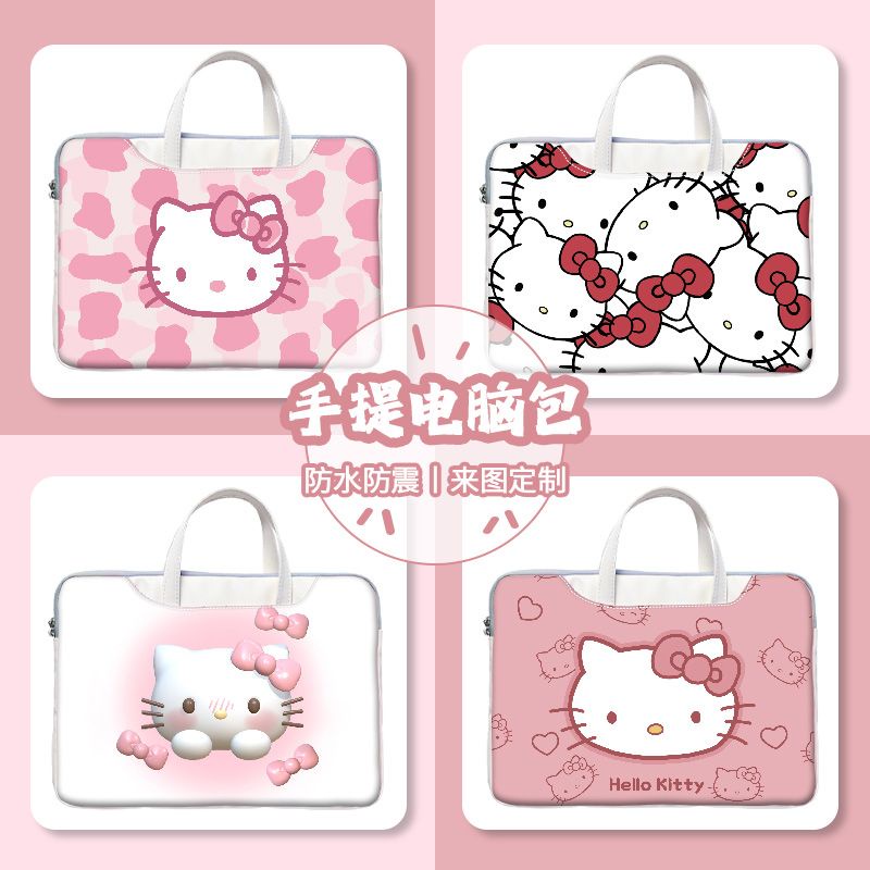 Túi Đựng Laptop Apple Lenovo Xiaomi Asus Hình Hello Kitty