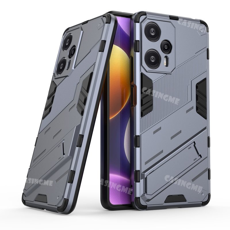 Ốp Điện Thoại Chống Sốc Xiaomi Poco F6 2023 Cho Xiaomi Poco F5 F5Pro 2023 Redmi Note12 Turbo PocoF5Pro 4G 5G Vỏ Bảo Vệ Giá Đỡ Giáp 3D Giá Đỡ Ốp Lưng Cứng
