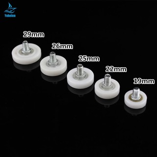 Bộ 20 Bánh Xe Ròng Rọc 19 / 22 / 25 / 26 / 29MM M6 Cho Nội Thất Cửa Tủ