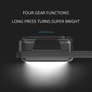 Đèn Pin LED COB Mini Sạc USB Thiết Kế Nhỏ Gọn Kèm Móc Khóa Tiện Dụng