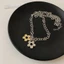 Treeling Hoa Mặt Dây Chuyền Dây Chuyền Hoa Nhỏ Chokers Dây Xích Dây Chuyền Bé Gái Nữ Trang Sức Hợp Kim Chất Liệu Đảng Accessor