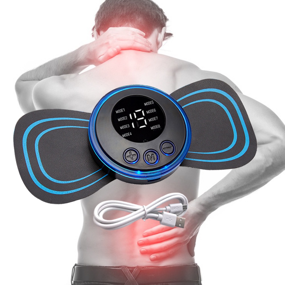 Máy Mát Xa Cổ Thư Giãn Toàn Thân EMS Bằng Điện Có Thể Tái Sử Dụng