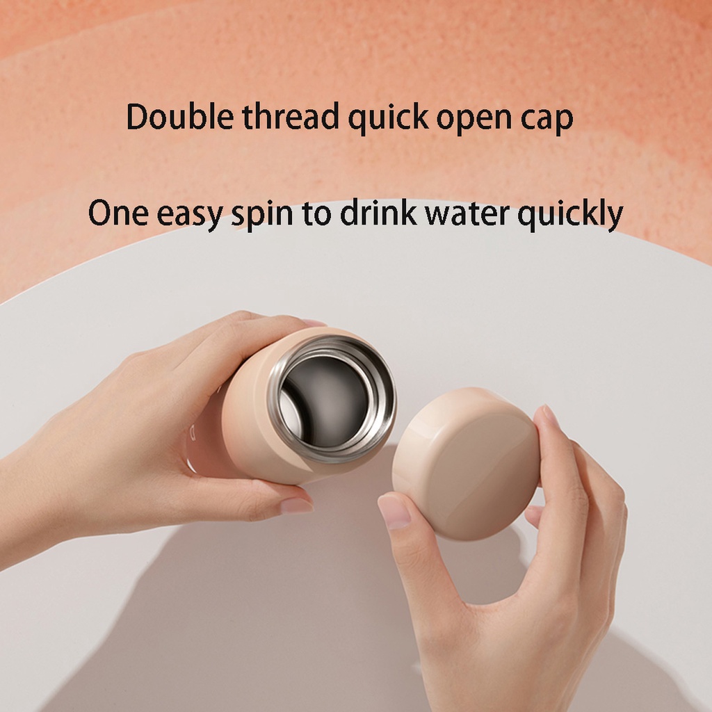 Bình Nước Giữ Nhiệt Xiaomi Mijia Xoay 316 Thiết Kế Theo Phong Cách Hoàng Hôn Núi Tuyết