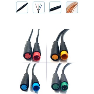 Phích Cắm Cảm Biến Tín Hiệu DC female M8 2 3 4 5 6 Pin Chống Nước Cho Xe Đạp Điện