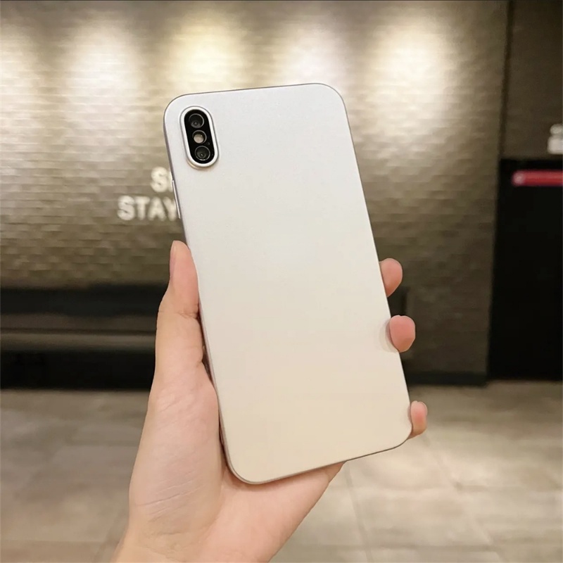 Ốp Điện Thoại X / XS XR XS MAX SE2 / 3 11 PC Cứng Siêu Mỏng Chống Sốc Cho iphone 7 / 8 Plus X / XS XR XS MAX SE2 / 3 11
