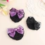 DELMER Snood Rose Tiếp Viên Hàng Không Barrette Mũ Thời Trang Kẹp Tóc Chuyên Nghiệp