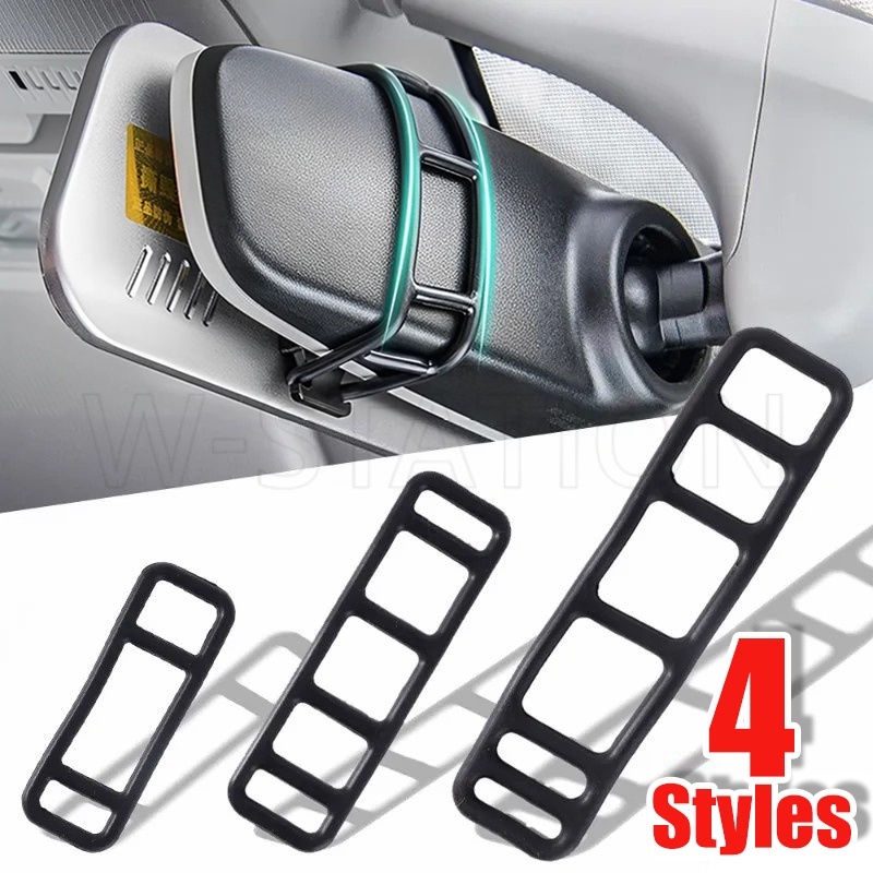 1 Dây Đai Silicon Co Giãn Cố Định Camera Hành Trình / Gương Chiếu Hậu Xe Hơi DVR GPS Có Thể Điều Chỉnh