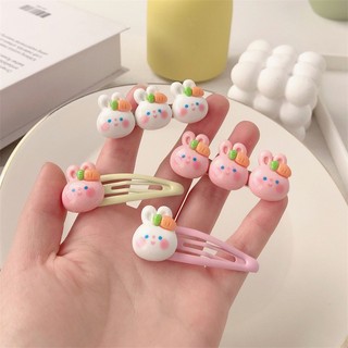 MEOWU Kẹp Tóc Mái Bé Thỏ Carot Dễ Thương Phong Cách Hàn Quốc