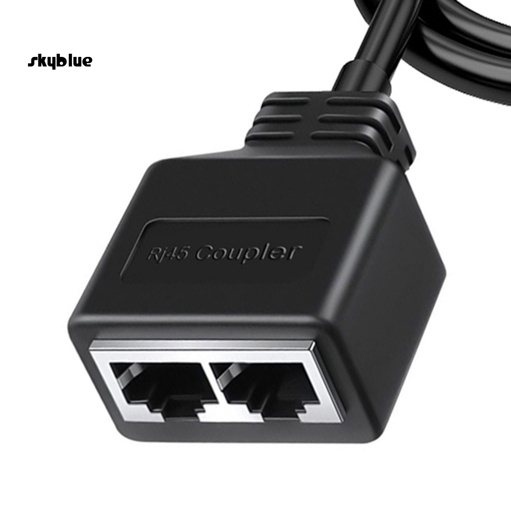 [Sy] Bộ chia mạng Gigabit RJ45 Truyền 1 đến 2 cách 100m Hai thiết bị Truy cập Bộ chia Ethernet Bộ ghép nối Liên hệ phích cắm mô-đun cho văn phòng