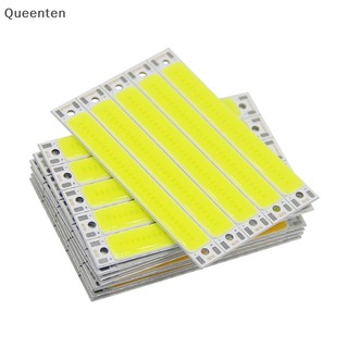 Queenten Bán chạy 3V 3.7V 60mm 8mm LED COB Strip 3W Ấm Lạnh Trắng Xanh Đỏ COB Nguồn sáng LED cho đèn làm việc DIY QT