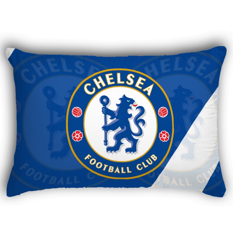 Vỏ Gối Chữ Nhật In Logo Chelsea Fc Trang Trí Nhà Cửa (Không Kèm Lõi)