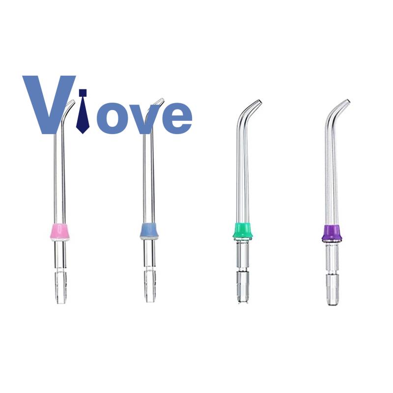 Set 4 Vòi Phun Vệ Sinh Răng Miệng Cho Waterpik WP-100 WP-450 WP-250 Nicefeel Flycat FC168 V300