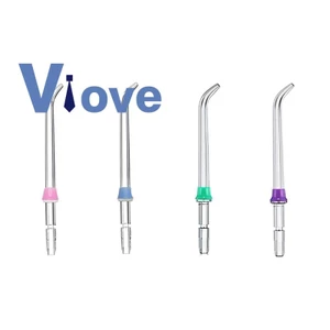 Set 4 Vòi Phun Vệ Sinh Răng Miệng Cho Waterpik WP-100 WP-450 WP-250 Nicefeel Flycat FC168 V300