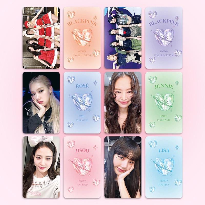54 Cartes Photos BLACKPINK - Lisa, Jennie, Jisoo, Rose - Set Complet Pour Fans K-Pop - Idéal Collection, Cadeau - 8