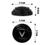 Set 1 / 4 / 8 / 12 Miếng Dán Chống Sốc Giảm Ồn Cho Cửa Xe vinfast fadil vf8 vf9 vf e34 vf5 V7 lux2.0 lux a 2.0 lux sa 2.0 president
