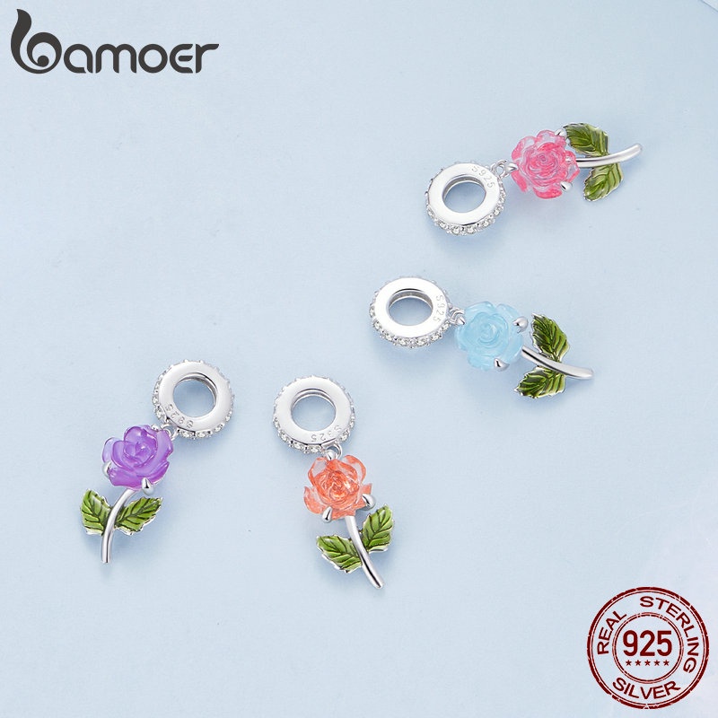 BAMOER Vòng Tay BạC 925 Xỏ Hạt Thời Trang Dành Cho Nữ