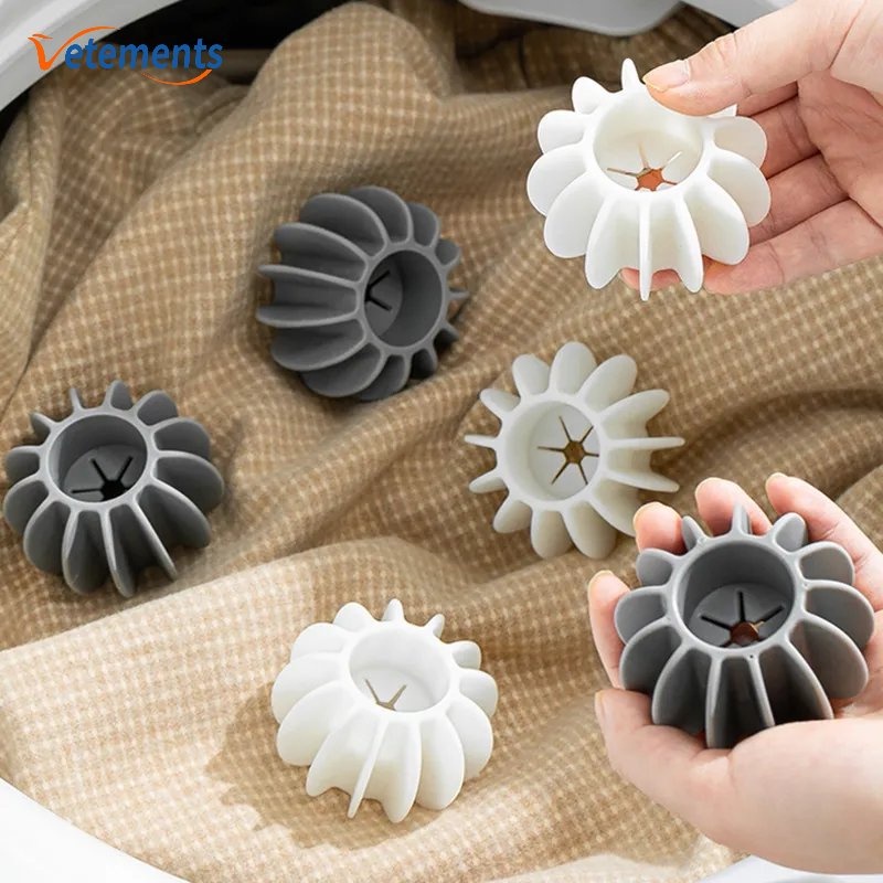 Quả Bóng Giặt Đồ Bằng Silicone Chống Rối Cho Thú Cưng