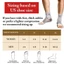 IAPPORTUNIA Tất Thần Kinh, Tất Nén Giảm Màu Tím Nylon, Bảo Vệ Chân Nâng Cấp Màu Xanh Thoáng Khí Comprex Tay Mắt Cá Chân Thể Thao