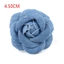 POP 5 Chiếc Vải Denim Hoa Phụ Kiện Tóc Quần Áo Tôn Trang Thủ Công DIY