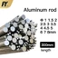 Thanh nhôm FUYI Φ Đường kính 1-8mm Chiều dài 300mm Thanh tròn nhôm thẳng chất lượng cao 1 1.5 2 2.5 3 3.5 4 4.5 5 6 7 8mm