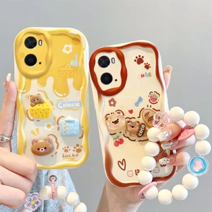 ốp lưng oppo a96/a76 4g mềm viền kem, case búp bê 3D dễ thương full