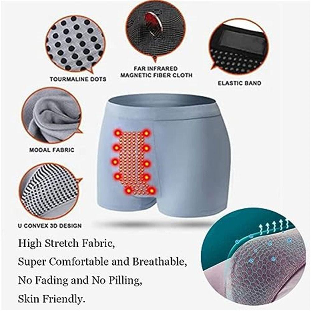 Đồ lót nam trị liệu AWNGD, Đồ lót nam trị liệu bằng sợi Polyester lâu trôi bằng năng lượng, Quần lót nam co giãn thoáng khí thời trang