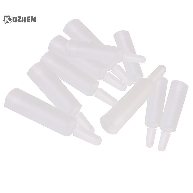 Kuzhen 50 cái 2ml chai thủy tinh nhám silicone nhỏ giọt lọ mở ampule breaker dripper hot