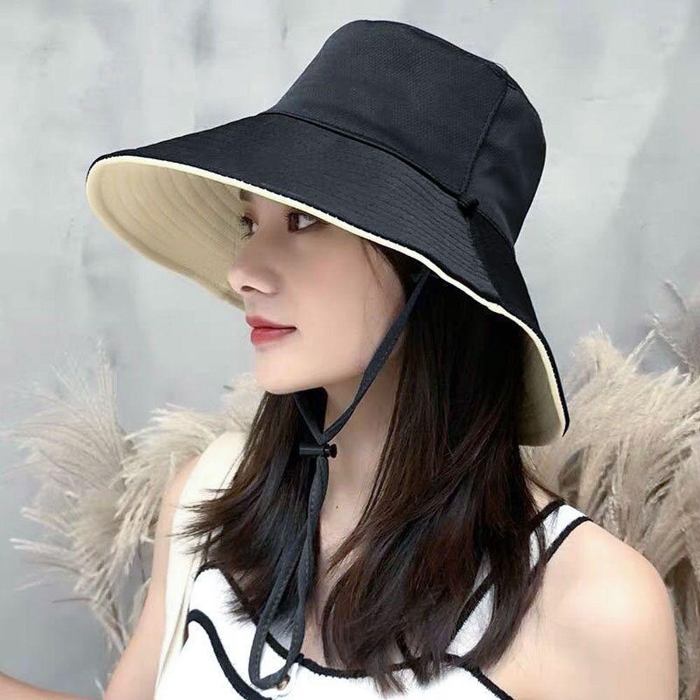 Mũ xô HOBBYIN Nam Nữ Xuân Hè Chống tia cực tím Mũ chống nắng di động