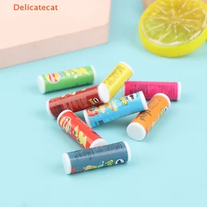 NRL 4 Cái / bộ 1: 12 Nhà Búp Bê miniture Mô Phỏng Khoai Tây Chip Chai Thực Phẩm Nhà Bếp