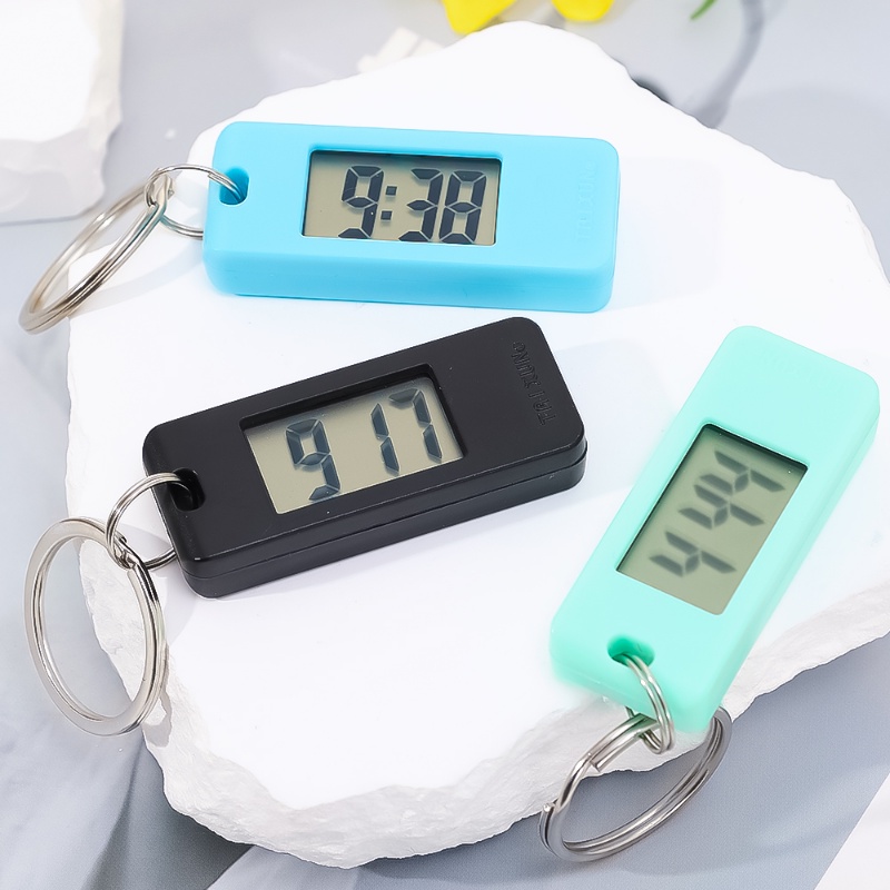 [Featured] Đồng Hồ Điện Tử Kỹ Thuật Số Mini Dạng Móc Khóa Balo Thời Trang Đơn Giản